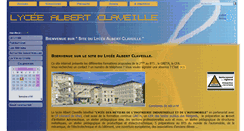 Desktop Screenshot of claveille.org